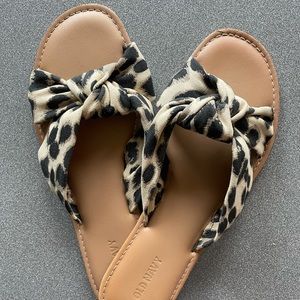 Old Navy Cheetah Print Flip Flops